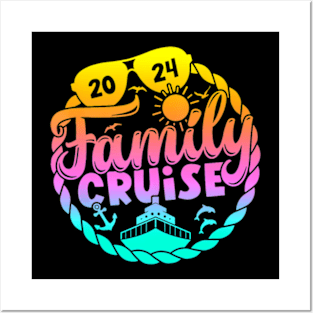 Family Vacation 2024 Making Memories Together Family Cruise Posters and Art